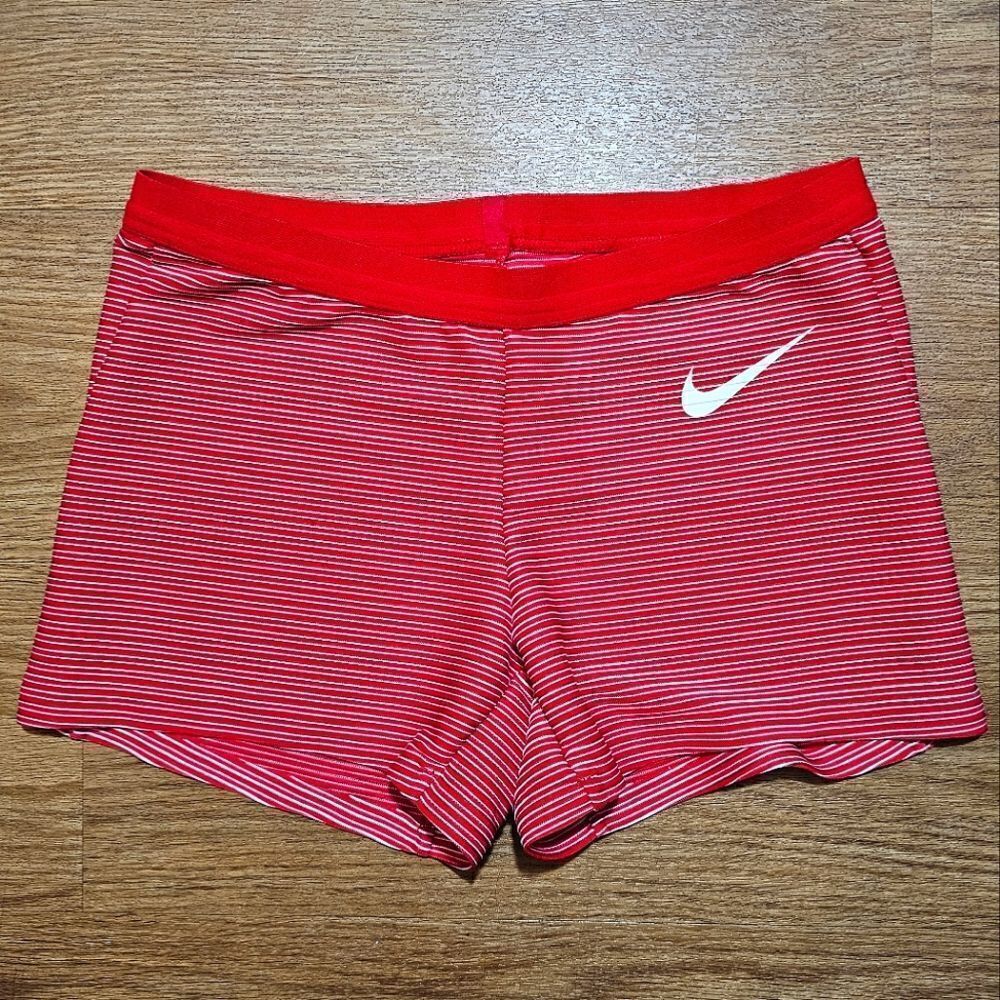 Nike Pro Elite USA Running Racing Compression Shorts Olympics Medium Red AO8496